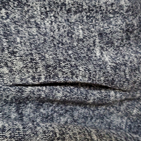 Two by Vince Camuto Blue Moto Cardigan Blazer Career Work Sweater Large - Picture 4 of 5